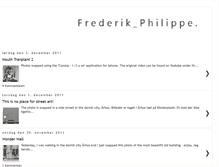 Tablet Screenshot of frederikphilippe.blogspot.com