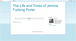 Desktop Screenshot of jemmaporter.blogspot.com