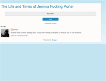 Tablet Screenshot of jemmaporter.blogspot.com