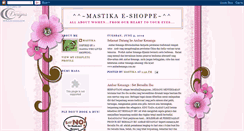 Desktop Screenshot of mastika2u.blogspot.com