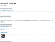 Tablet Screenshot of beternak-hamster.blogspot.com