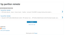 Tablet Screenshot of hppavilionremote.blogspot.com