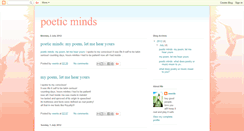 Desktop Screenshot of poeticminds-veenie.blogspot.com