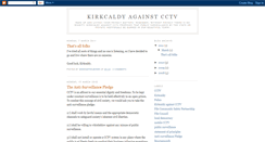 Desktop Screenshot of kirkcaldyagainstcctv.blogspot.com