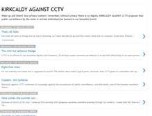 Tablet Screenshot of kirkcaldyagainstcctv.blogspot.com