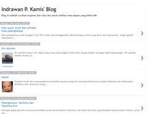 Tablet Screenshot of indrakamis.blogspot.com