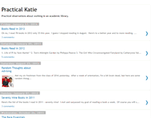 Tablet Screenshot of practicalkatie.blogspot.com