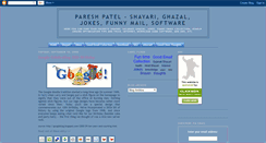 Desktop Screenshot of pareshprince.blogspot.com
