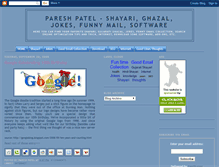 Tablet Screenshot of pareshprince.blogspot.com