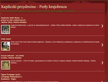 Tablet Screenshot of kapliczkiprzydrozne.blogspot.com