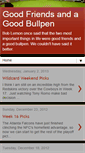 Mobile Screenshot of goodfriendsandagoodbullpen.blogspot.com