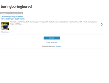 Tablet Screenshot of boringboringbored.blogspot.com
