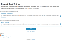Tablet Screenshot of bigandbestthings.blogspot.com