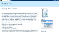 Desktop Screenshot of datarecoverylatesttools.blogspot.com