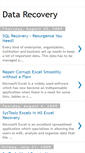 Mobile Screenshot of datarecoverylatesttools.blogspot.com
