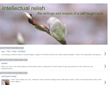 Tablet Screenshot of intellectualrelish.blogspot.com