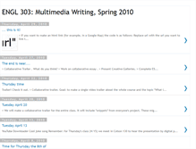 Tablet Screenshot of engl303s10.blogspot.com