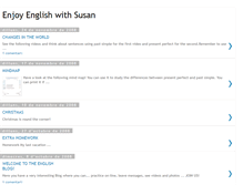 Tablet Screenshot of enjoyenglishwithsusan.blogspot.com