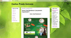 Desktop Screenshot of carlospradoimoveis.blogspot.com