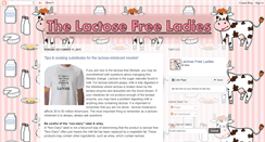 Desktop Screenshot of lactosefreeladies.blogspot.com