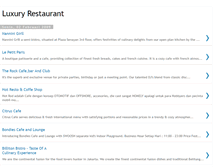 Tablet Screenshot of luxuryrestaurant.blogspot.com