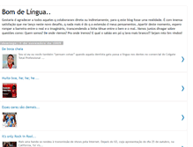 Tablet Screenshot of bomdelingua.blogspot.com