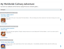 Tablet Screenshot of myworldwideculinaryadventure.blogspot.com