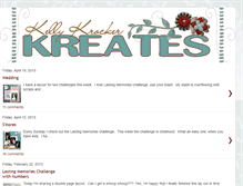 Tablet Screenshot of kellykrockerkreates.blogspot.com