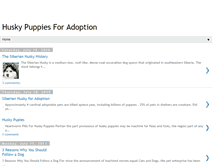 Tablet Screenshot of huskypuppiesforadoption.blogspot.com