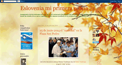 Desktop Screenshot of esloveniamiprimerapatria.blogspot.com