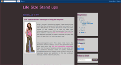 Desktop Screenshot of life-size-standups.blogspot.com