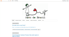 Desktop Screenshot of blogdasmaesdobrasil.blogspot.com