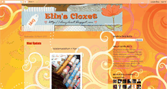 Desktop Screenshot of elinzcloxet.blogspot.com