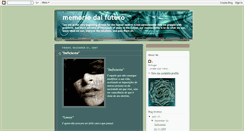 Desktop Screenshot of memoriedalfuturo.blogspot.com