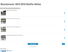 Tablet Screenshot of bicentenario1810-2010desfilemilitar.blogspot.com