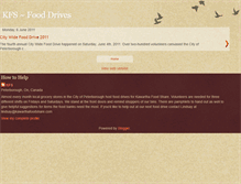 Tablet Screenshot of kfsfooddrives.blogspot.com