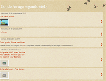 Tablet Screenshot of condearrugasegundociclo.blogspot.com