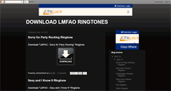 Desktop Screenshot of download-lmfao-ringtones.blogspot.com