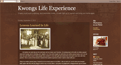 Desktop Screenshot of kwongslife.blogspot.com