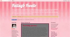 Desktop Screenshot of failsafefoodie.blogspot.com