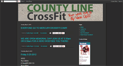 Desktop Screenshot of countylinecrossfit.blogspot.com