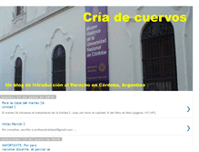 Tablet Screenshot of criadecuervos.blogspot.com