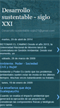 Mobile Screenshot of desarrollosustentable-sigloxxi.blogspot.com