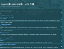 Tablet Screenshot of desarrollosustentable-sigloxxi.blogspot.com