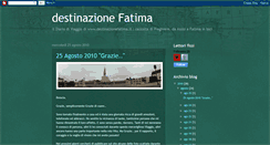 Desktop Screenshot of destinazionefatima.blogspot.com