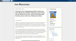 Desktop Screenshot of joe-mossman.blogspot.com