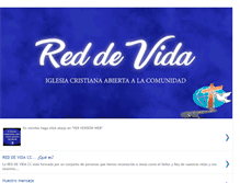 Tablet Screenshot of comunidadcristianareddevida.blogspot.com