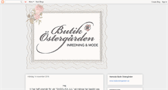 Desktop Screenshot of butikostergarden.blogspot.com