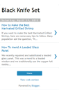 Mobile Screenshot of highcarbonsteelknives.blogspot.com
