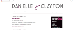 Desktop Screenshot of danielleandclayton.blogspot.com